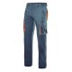 Pantalon stretch multibosillos 103024S 8-16 gris/naranja VELILLA