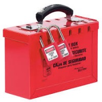 Caja de bloqueo portatil 12 candados 498A 152x235x95mm MASTERLOCK