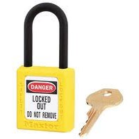 Candado aplicaciones dielectricas 406 amarillo 38x44x76x6mm MASTERLOCK