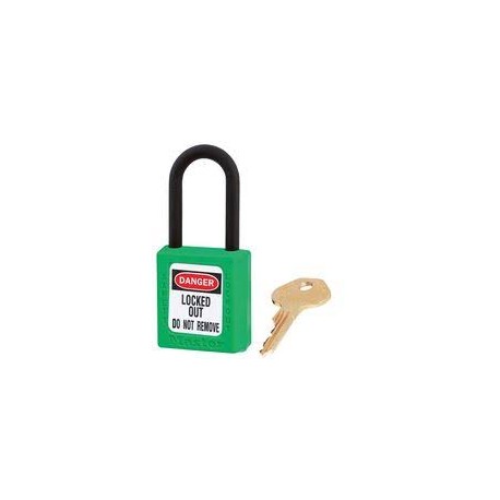 Candado aplicaciones dielectricas 406 verde 38x44x76x6mm MASTERLOCK