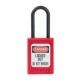 Candado rojo cuerpo de zenex 35mm arco compuesto ø 4,76mm MASTERLOCK