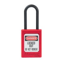 Candado rojo cuerpo de zenex 35mm arco compuesto ø 4,76mm MASTERLOCK