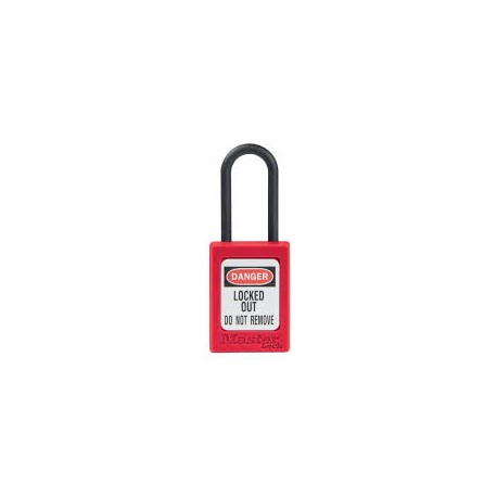 Candado rojo cuerpo de zenex 35mm arco compuesto ø 4,76mm MASTERLOCK