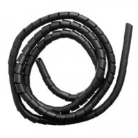 Cinta Helicoidal Negra Ø9mm proteccion cables (rollo 50m) XB