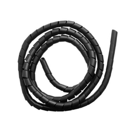 Cinta Helicoidal Negra Ø9mm proteccion cables (rollo 50m) XB