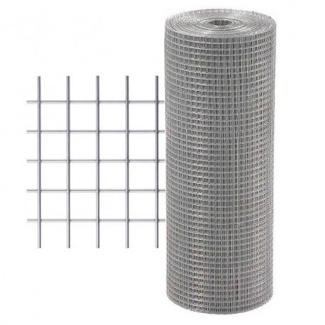 Malla metal electrosoldada 13x13x1200mm ø0.90mm venta metro (25 unidades) 