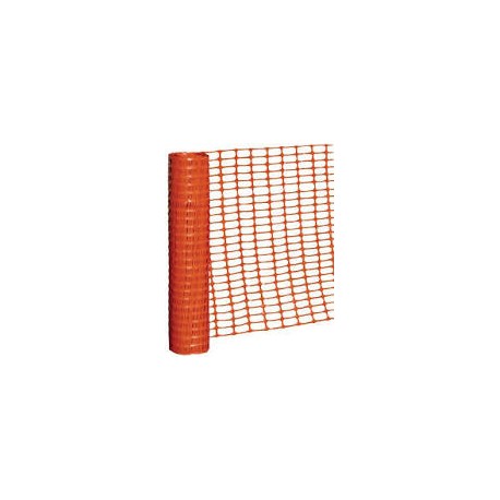 Malla señalizacion naranja 1.0mt 80gr. (rollo 50mts) 