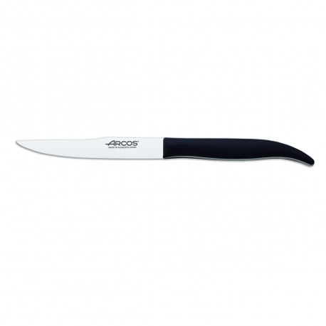 Cuchillo chuletero negro 110mm mango negro (12 unidades) ARCOS - Ferretería  Campollano