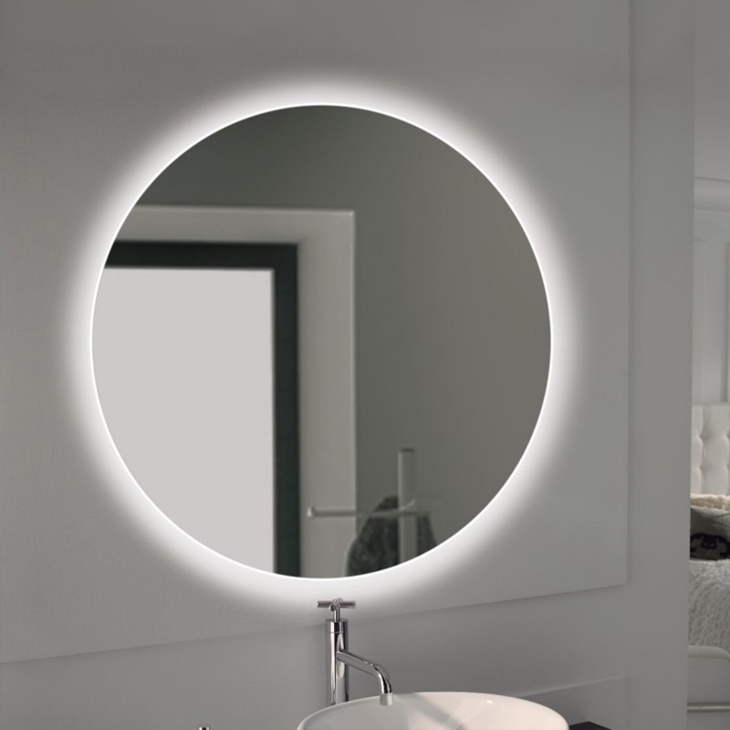 Comprar Aplique LED para espejo de baño, 40 mm, IP44, Luz blanca fría,  Aluminio y plástico, Cromado