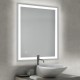Emuca Espejo de baño Hercules con iluminación LED frontal y decorativa 60x80cm
