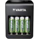 Cargador de baterias NiMh LCD + 4 pilas AA 2500 mAh. VARTA