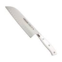 Cuchillo santoku alveolos 170 mm blanco ARCOS