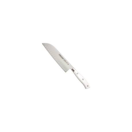 Cuchillo santoku alveolos 170 mm blanco ARCOS