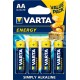 Pila alcalina Energy LR06 AA blister 4 pilas VARTA