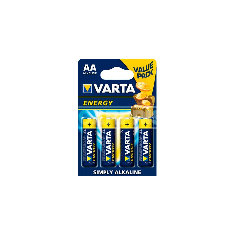 Comprar Blister pilas alcalinas Varta BLx4+2 4706 AA Longlife Max