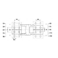 Enganche cadena portacable LC2500 macho CONDUCTIX