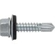 Tornillo autotaladrante arandela 4.8x 25 p14 zn  (200 unidades) 