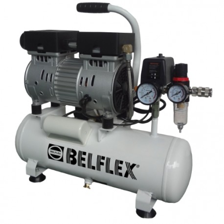 Compresor silent 1HP 8L (s/aceite) BF- 8-SIL BELFLEX