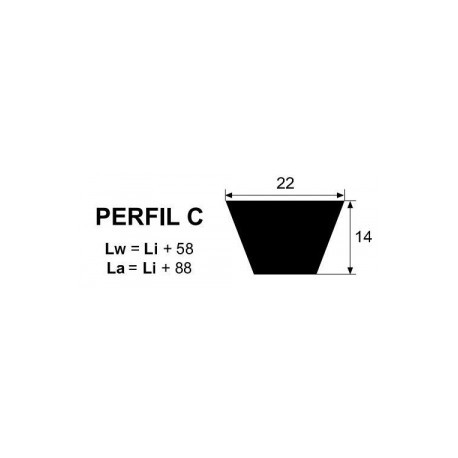 Correa trapecial C-148 3759mm REXON