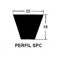 Correa trapecial spc-10000  