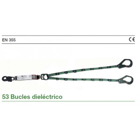 Elemento amarre 53 bucles dielectrico doble con absorbedor CLIMAX