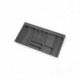 Emuca Cubertero Optima para cajón de cocina Vertex/Concept 500, módulo 900 mm, Tablero: 16mm, Plástico, gris antracita