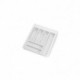 Emuca Cubertero Optima para cajón de cocina Vertex/Concept 500, módulo 450 mm, Tablero: 16mm, Plástico, blanco