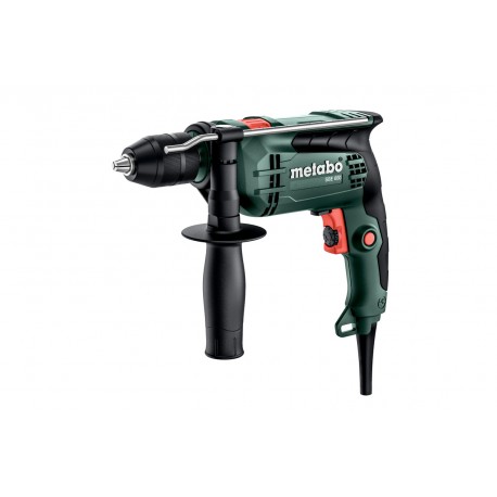 Taladro percutor SBE 650 Set electronico con maletín METABO