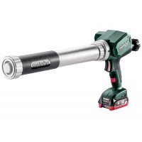 Aplicador silicona KPA 600ml 10,8v bateria deslizante METABO