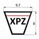 Correa trapecial dent xpz-1387 optibel 