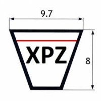 Correa trapecial xpz-1087 optibel OPTIBEL