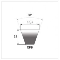 Correa dentada XPB 3750 