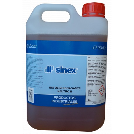 Desengrasante industrial 5 litros D-15-B SINEX
