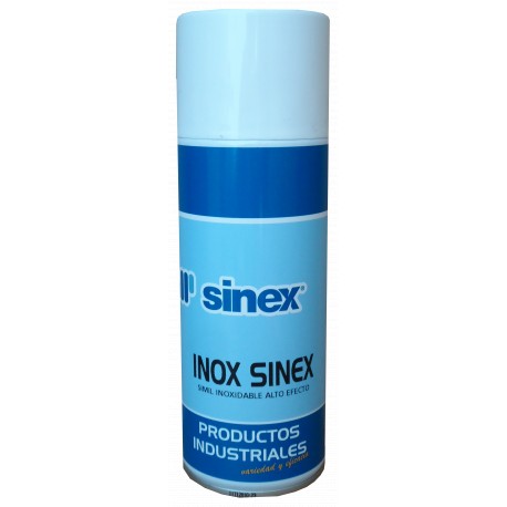 Pintura acero inoxidable 400ml spray SINEX