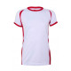 Camiseta técnica bic niño motion mk531v 804 blanco/rojo MUKUA