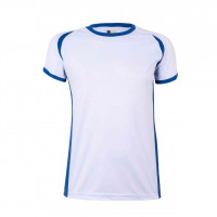 Camiseta técnica bic niño motion mk531v 803 blanco/azul roya MUKUA