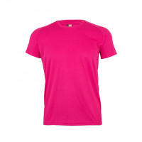 Camiseta técnica mc niño speed mk521v 408 rosa fluor MUKUA