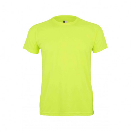 Camiseta técnica mc niño speed mk521v 304 amarillo fluor MUKUA