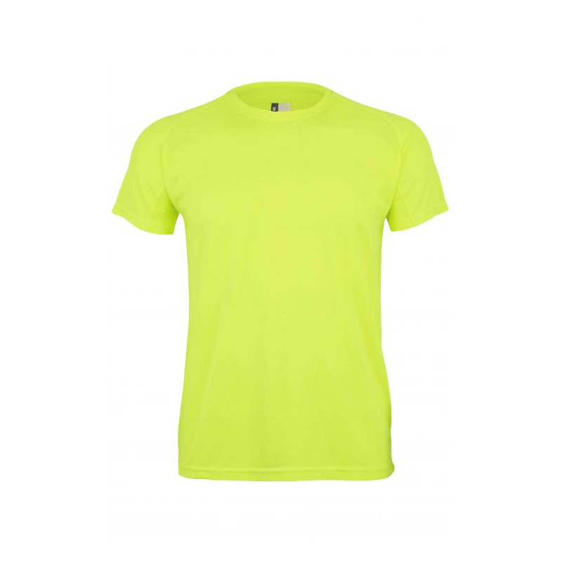 Camiseta técnica mc niño Speed MK521V 304 amarillo fluor MUKUA - Ferretería  Campollano