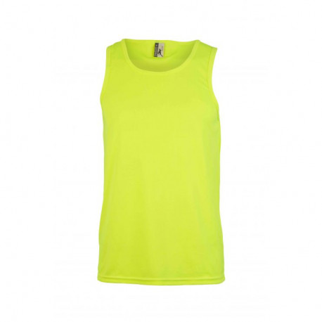 Camiseta técnica tirantes move mk525v 304 amarillo fluor MUKUA