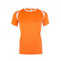 Camiseta técnica mc bicolor energy mk530v 807 naranja/blanco MUKUA