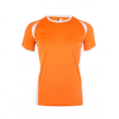Camiseta técnica mc bicolor energy mk530v 807 naranja/blanco MUKUA