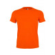 Camiseta técnica manga corta tech mk520v 303 naranja fluor MUKUA