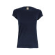 Camiseta manga corta mujer coral mk170cv 500 navy MUKUA