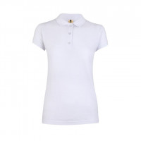 Polo manga corta mujer nobby mk214wv 100 blanco MUKUA