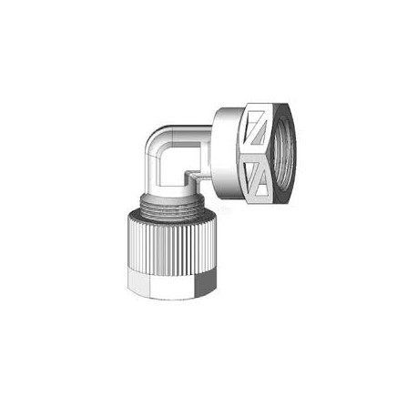 Racor pdvf codo so22021-08 quimicos 10bar(-40º+120º) SERTO