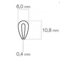 Burlete protector pequeño PVC PA-223 (50 unidades) 