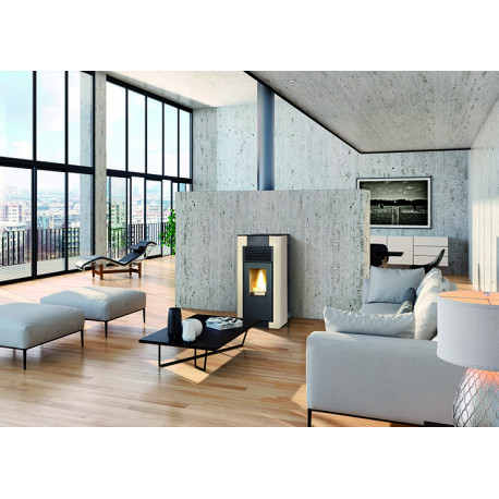 Estufa pellet Lyra 15 kw aire canalizable FERLUX