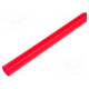 Tubo termoretractil HFT-13 rojo barra 1 m (10 unidades) XB