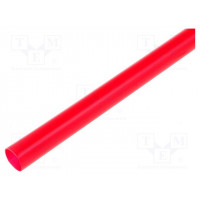Tubo termoretractil HFT-13 rojo barra 1 m (10 unidades) XB